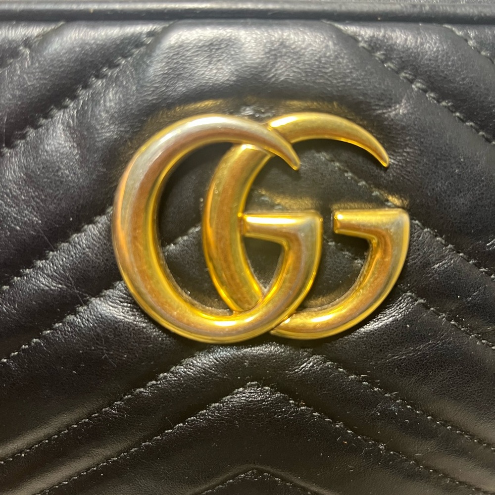 Small Black Marmont shoulder bag - Picture 5 of 17